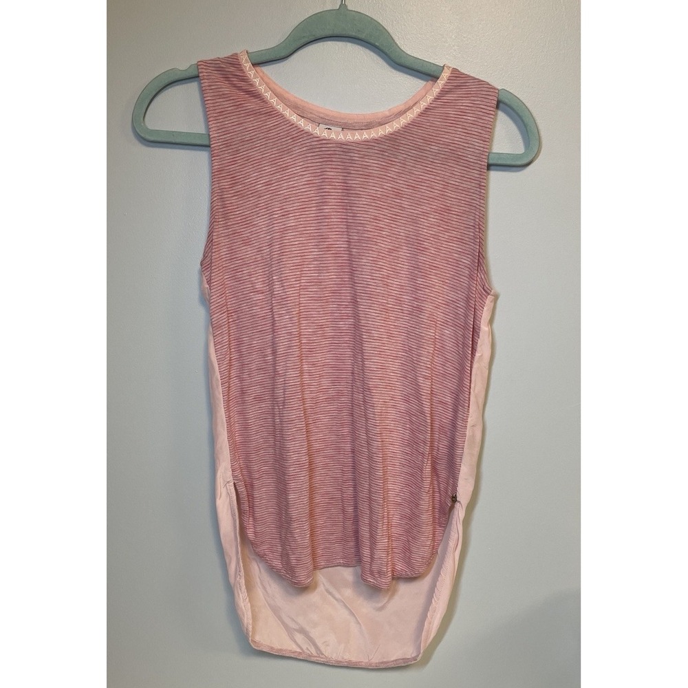 Scotch & Soda Tank Top XS Pink Stripe Sleeveless Cotton Cool Summer Vacation